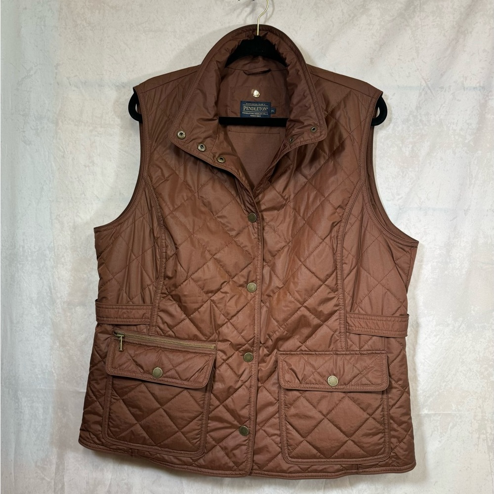 Pendleton Quilted Puffy Vest Women’s Size XL LNWOT
